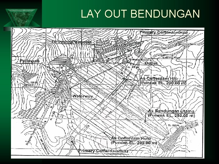 LAY OUT BENDUNGAN 