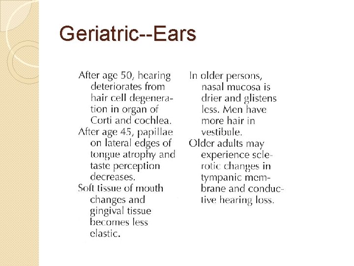 Geriatric--Ears 