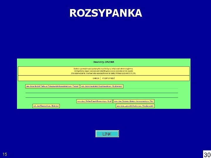 ROZSYPANKA LINK 15 