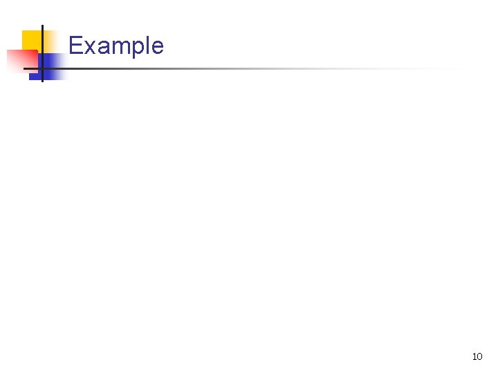 Example 10 
