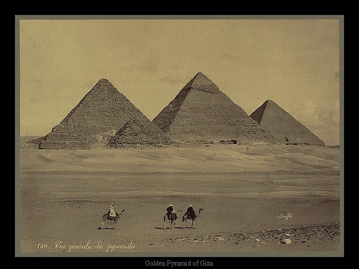 Golden Pyramid of Giza 