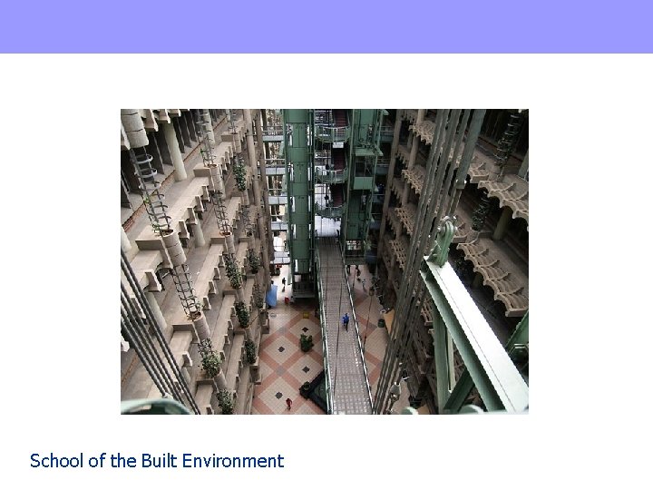 School of the Built Environment 