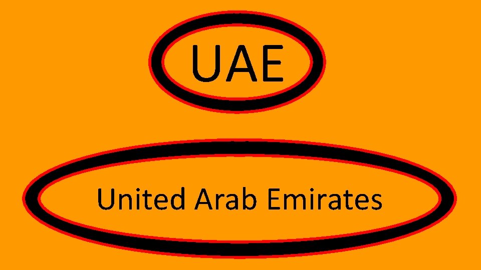 UAE United Arab Emirates 