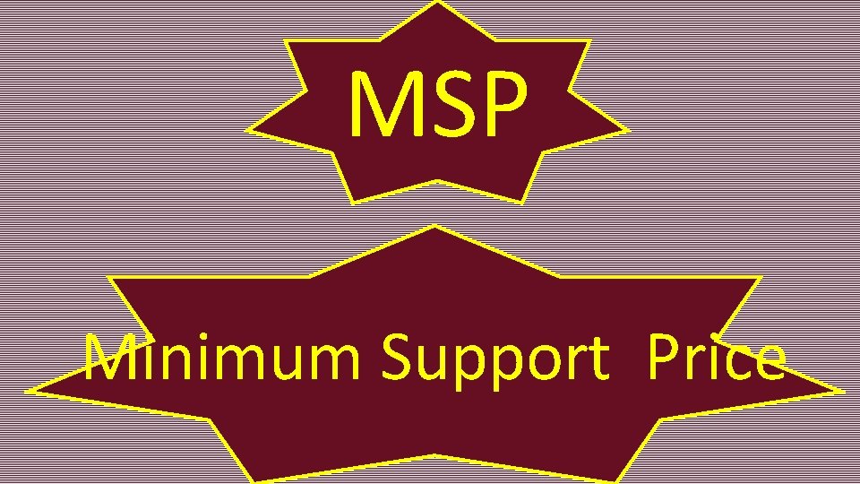 MSP Minimum Support Price 