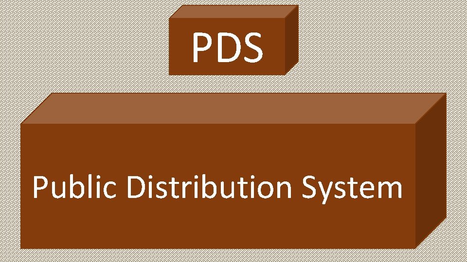 PDS Public Distribution System 