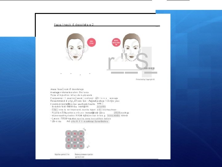 faoe / neck & decoleta e 2 , r_"_S. _. . Area: fa. ce