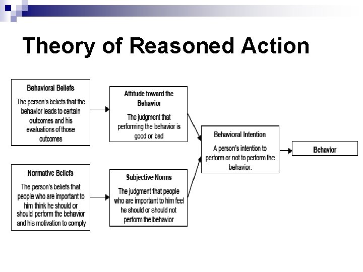 Theory of Reasoned Action 