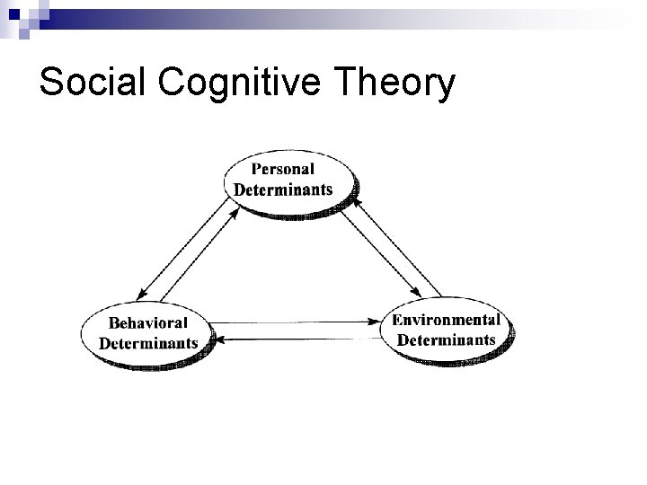 Social Cognitive Theory 