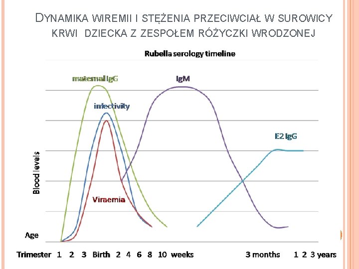 DYNAMIKA WIREMII I STĘŻENIA PRZECIWCIAŁ W SUROWICY KRWI DZIECKA Z ZESPOŁEM RÓŻYCZKI WRODZONEJ 