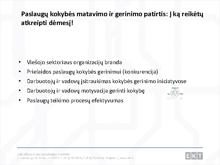 Paslaugų kokybės matavimo ir gerinimo patirtis: Į ką reikėtų atkreipti dėmesį! • Viešojo sektoriaus