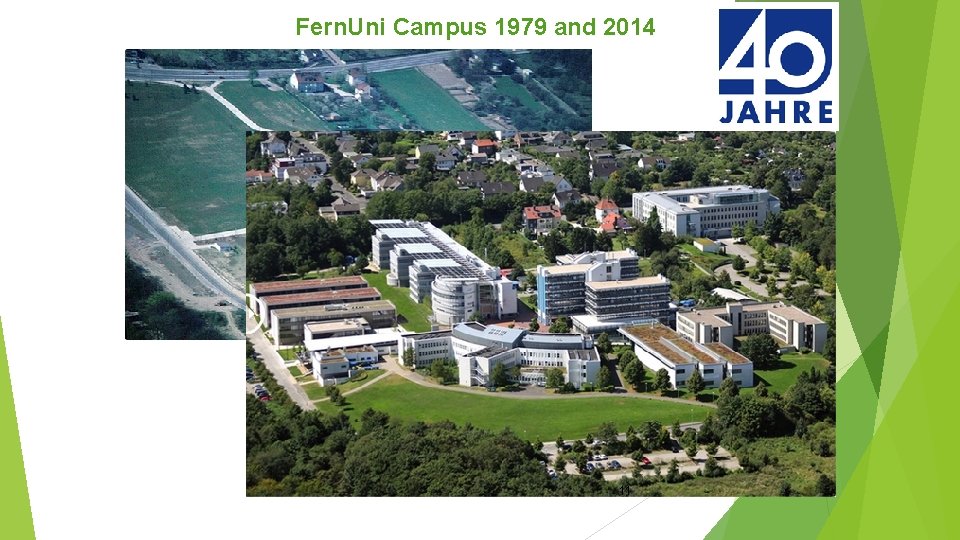 Fern. Uni Campus 1979 and 2014 11 