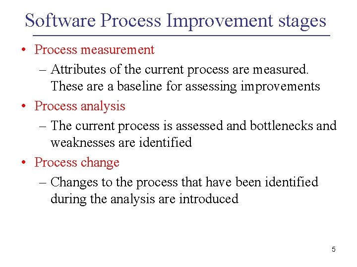RD SDM 1 Software Process Improvement Capability Maturity