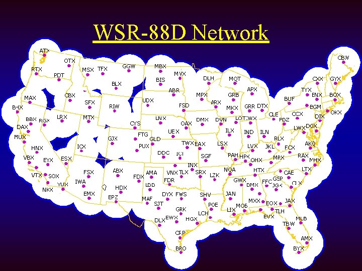 WSR-88 D Network 