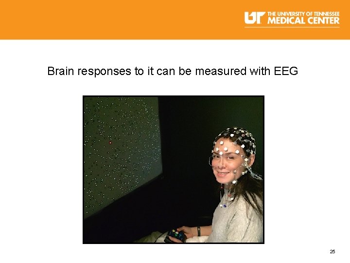 Brain responses to it can be measured with EEG 25 