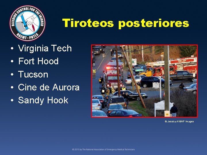 Tiroteos posteriores • • • Virginia Tech Fort Hood Tucson Cine de Aurora Sandy