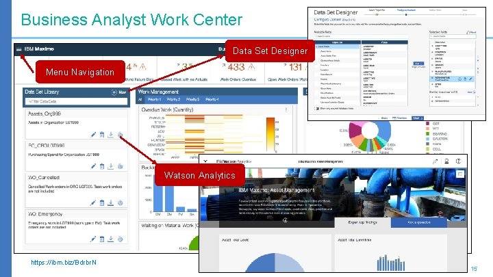 Business Analyst Work Center Data Set Designer Menu Navigation Watson Analytics https: //ibm. biz/Bdrbr.