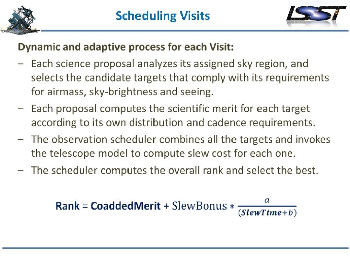 Scheduling Visits 