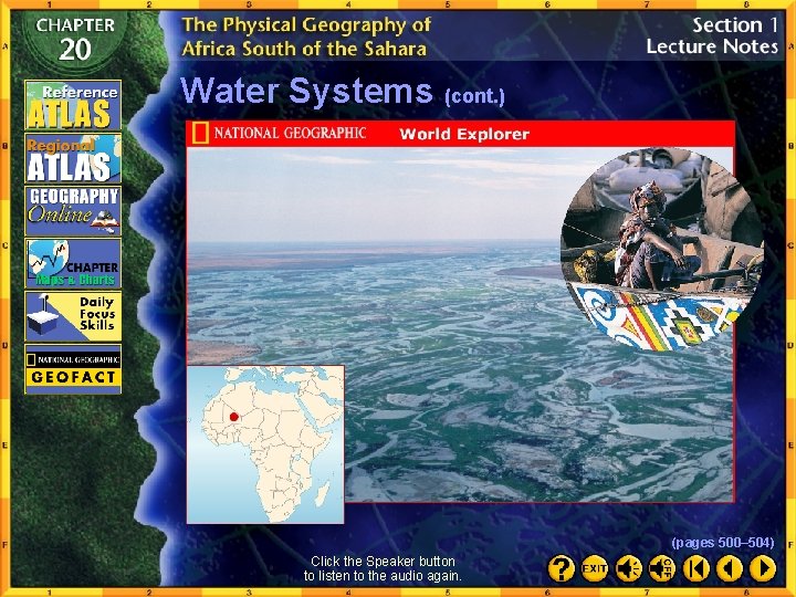 Water Systems (cont. ) (pages 500– 504) Click the Speaker button to listen to