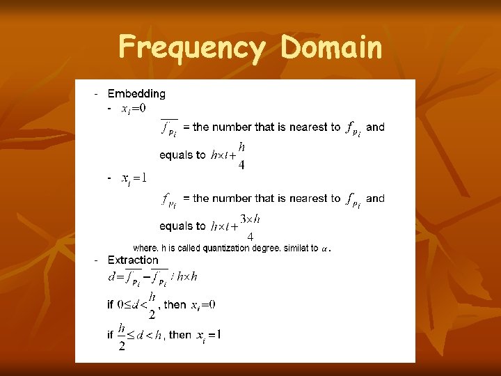 Frequency Domain 