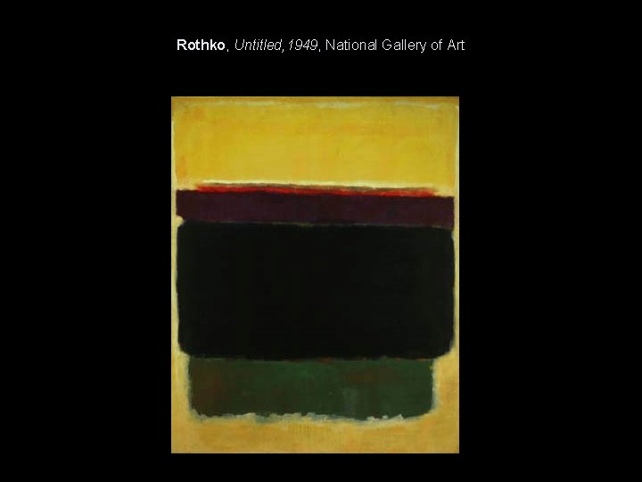 Rothko, Untitled, 1949, National Gallery of Art 