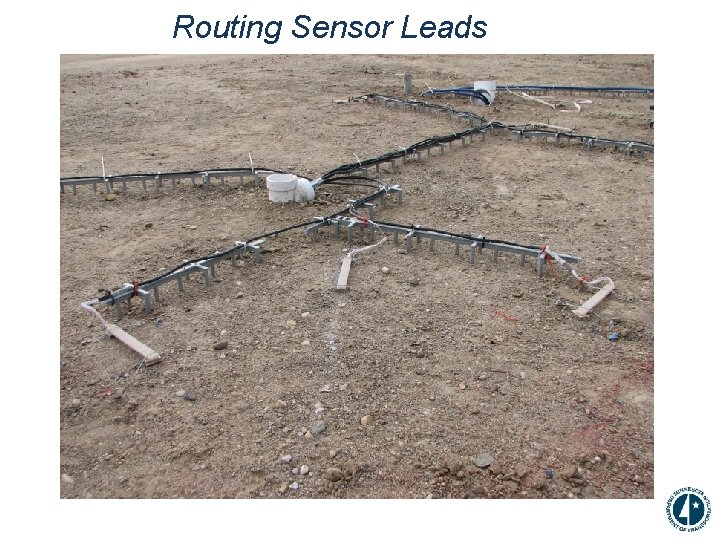 Routing Sensor Leads 