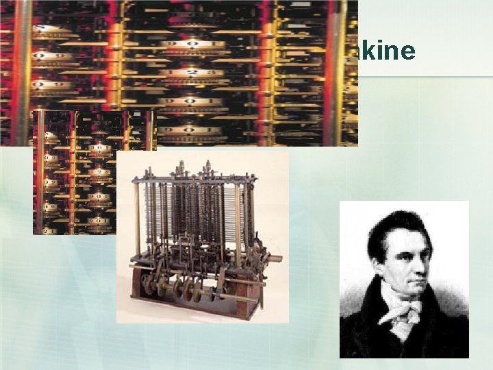 Fark Makinesi-Analitik Makine 