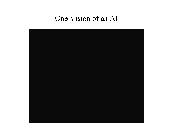 One Vision of an AI 