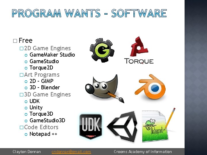 � Free � 2 D Game Engines Game. Maker Studio Game. Studio Torque 2