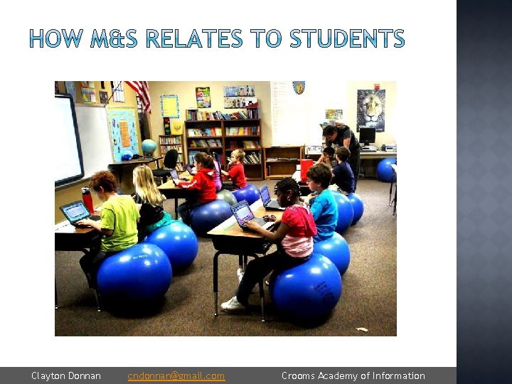 Clayton Donnan cndonnan@gmail. com Crooms Academy of Information 