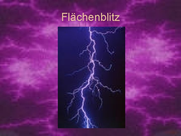 Flächenblitz 