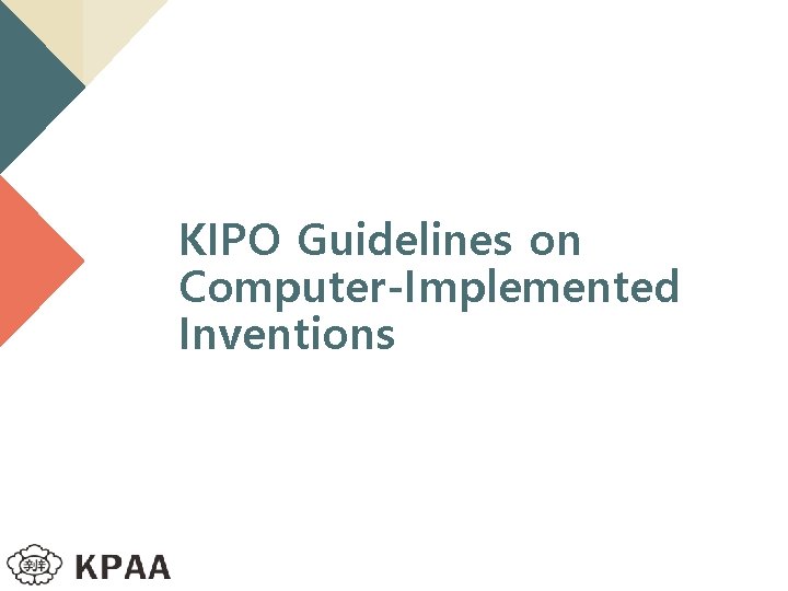 KIPO Guidelines on Computer-Implemented Inventions 