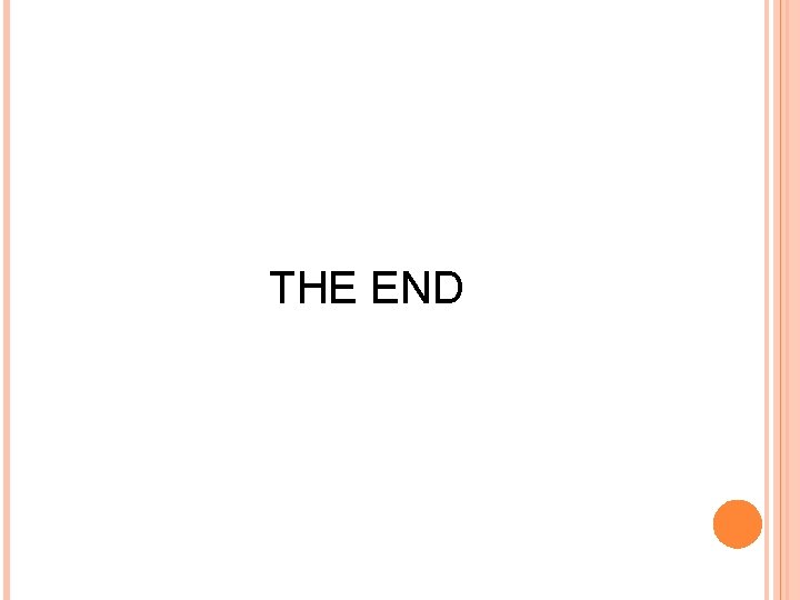 THE END 