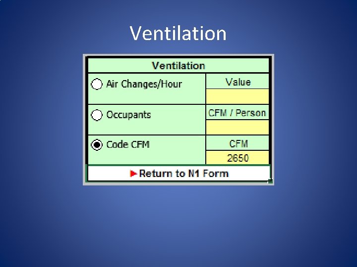 Ventilation 