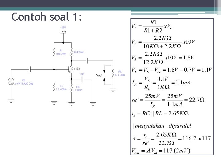 Contoh soal 1: 