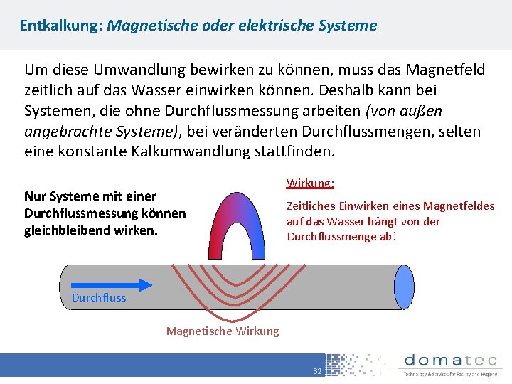 Entkalkung: Magnetische oder elektrische Systeme Um diese Umwandlung bewirken zu können, muss das Magnetfeld