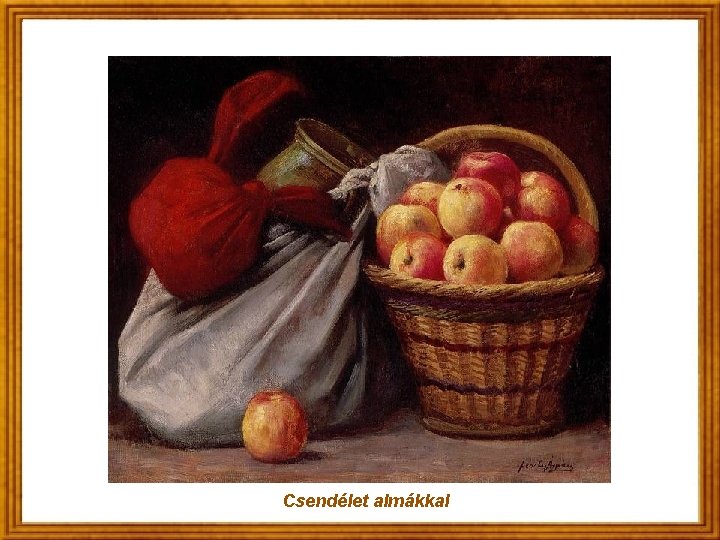 Csendélet almákkal 