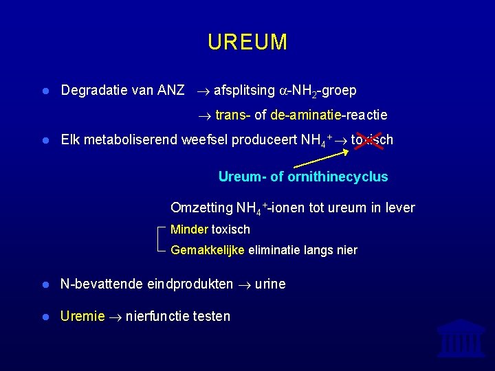 Praktische Oefeningen MEDISCHE BIOCHEMIE Prof Dr J Van