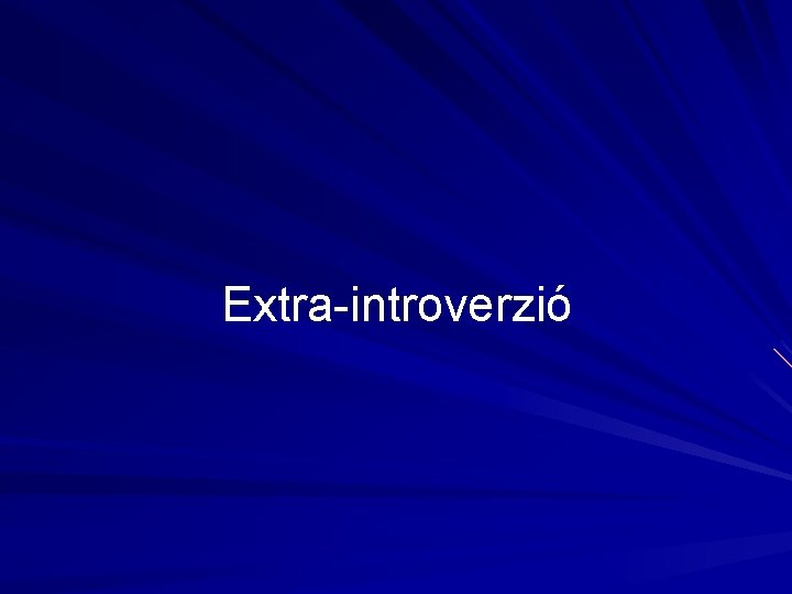 Extra-introverzió 