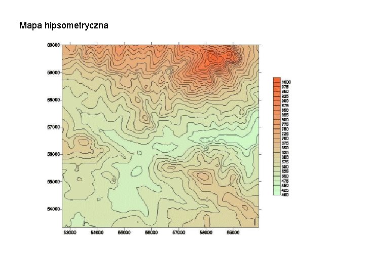 Mapa hipsometryczna 