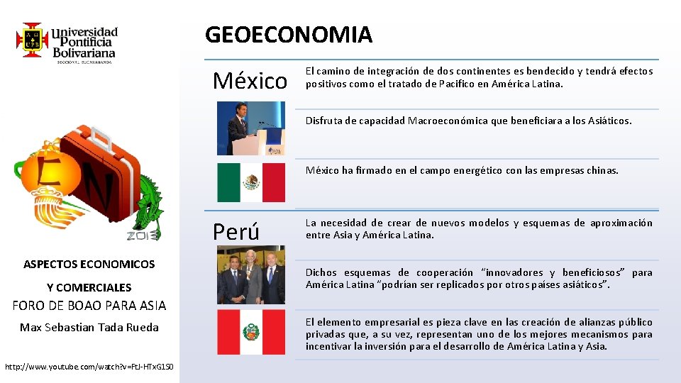 GEOECONOMIA México El camino de integración de dos continentes es bendecido y tendrá efectos