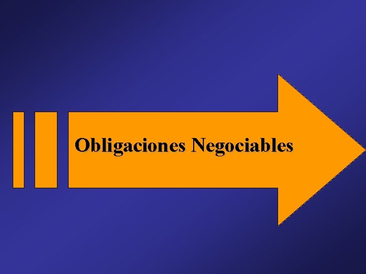 Obligaciones Negociables 