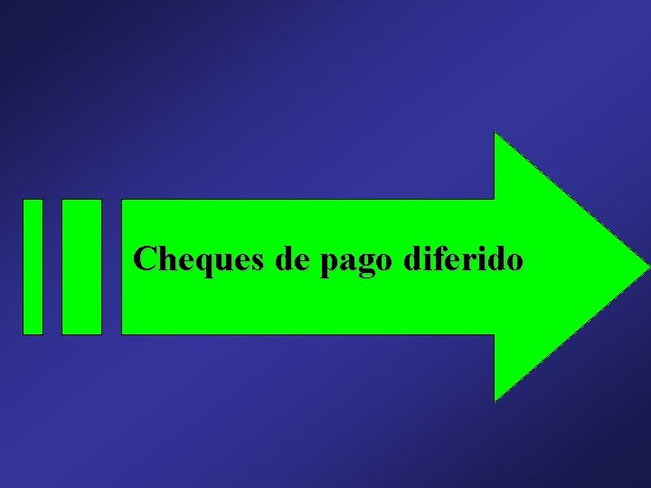 Cheques de pago diferido 