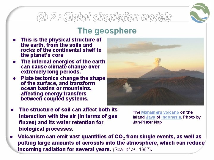 The geosphere l l l This is the physical structure of the earth, from The geosphere l l l This is the physical structure of the earth, from