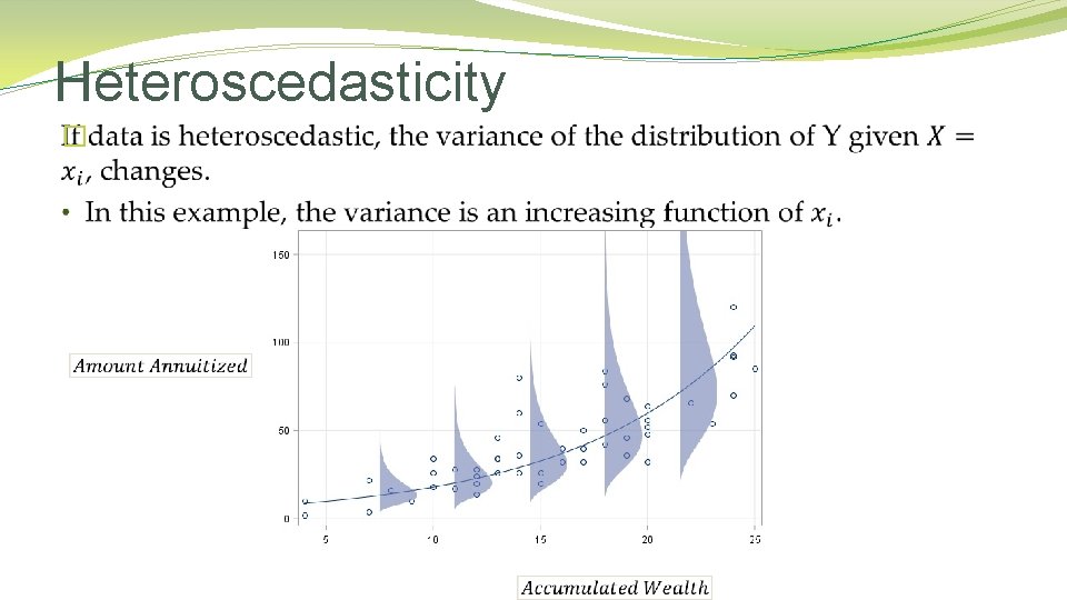 Heteroscedasticity � 