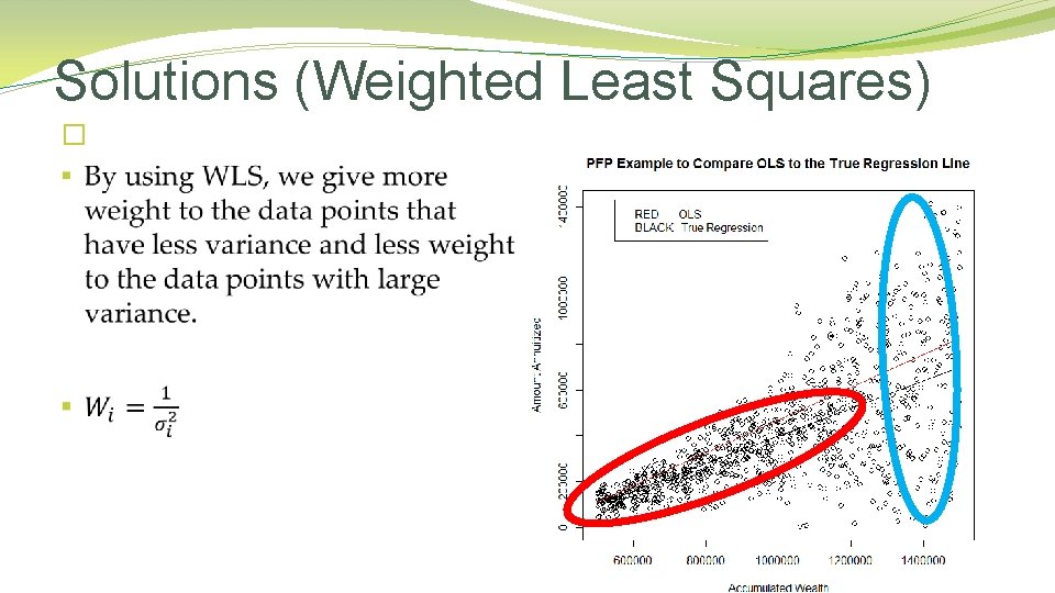 Solutions (Weighted Least Squares) � 