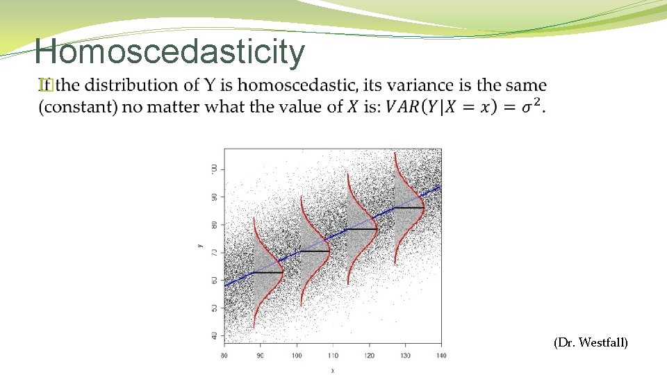 Homoscedasticity � (Dr. Westfall) 