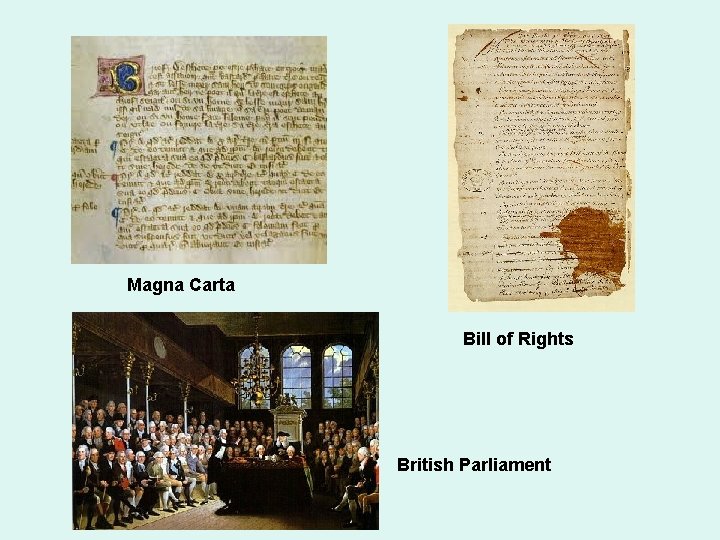 Magna Carta Bill of Rights British Parliament 