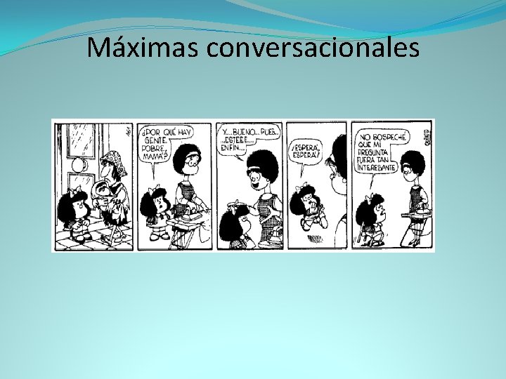 Máximas conversacionales 