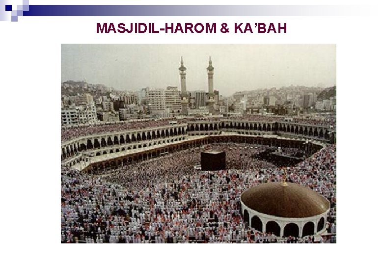 MASJIDIL-HAROM & KA’BAH 