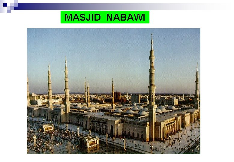 MASJID NABAWI 